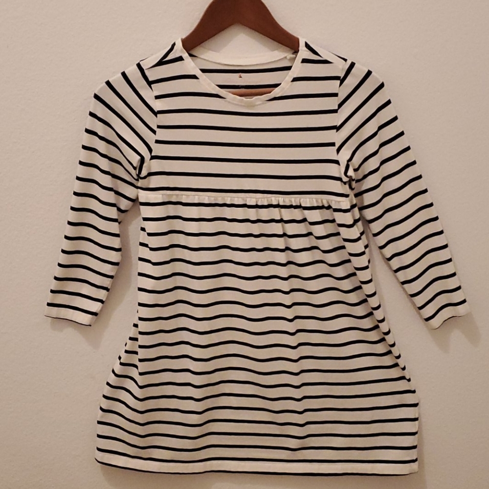 Taylor Vintage Girl's Long Sleeve Striped Dress